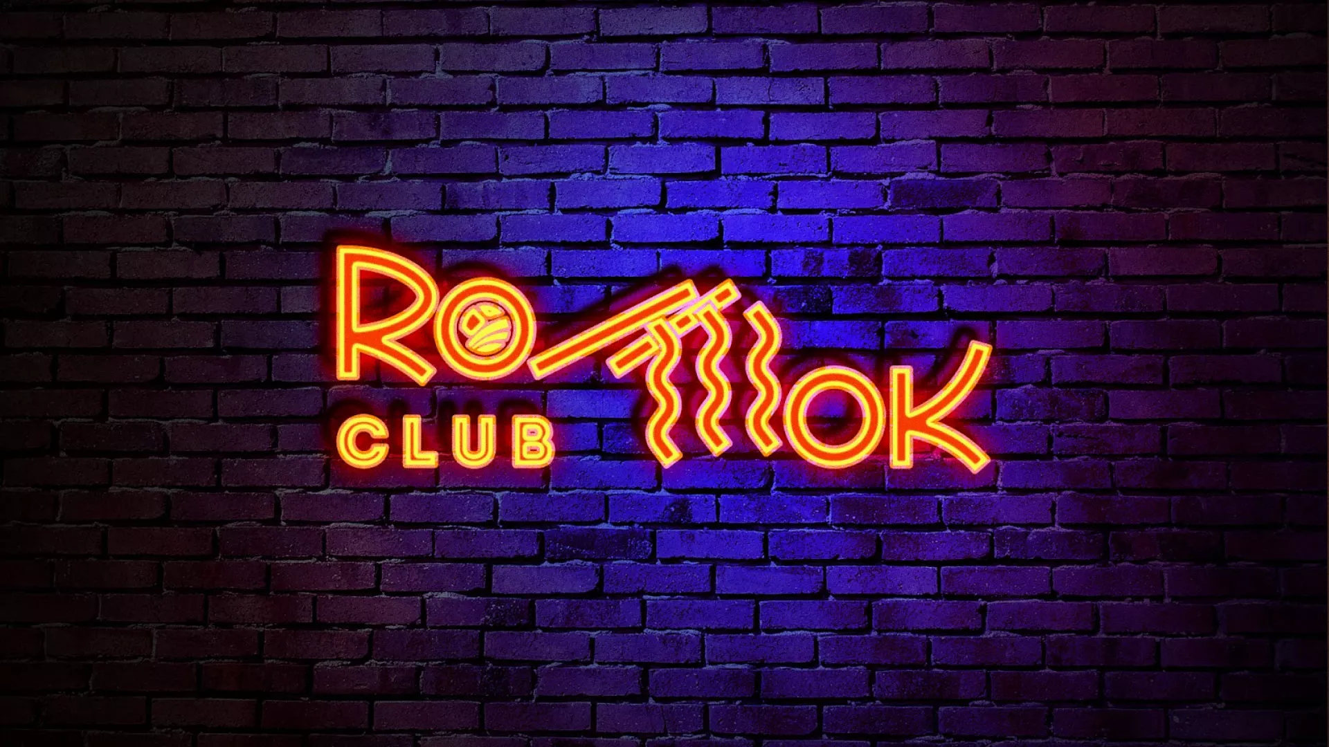 Разработка интерьерной вывески суши-бара «Roll Wok Club» в Жукове